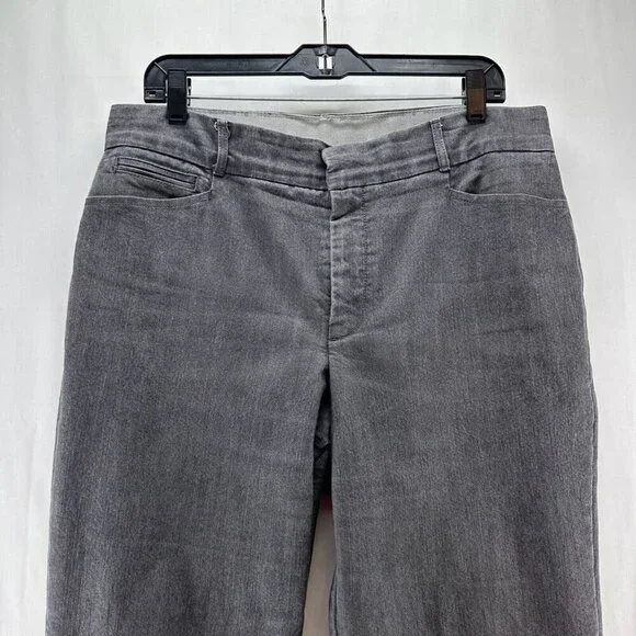 Gloria Vanderbilt Jeans Size14 Classic Straight Stretch Denim Cotton Blend Gray - Picture 11 of 11